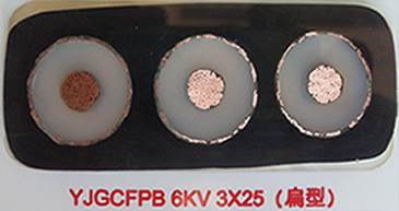卷筒移动用高压扁电缆YJGCFPB