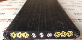 YKVFPBG通讯扁电缆19×1.5+2×1.5P+6FO+2×4 24×2.5+2×2.5P+6FO+2×4
