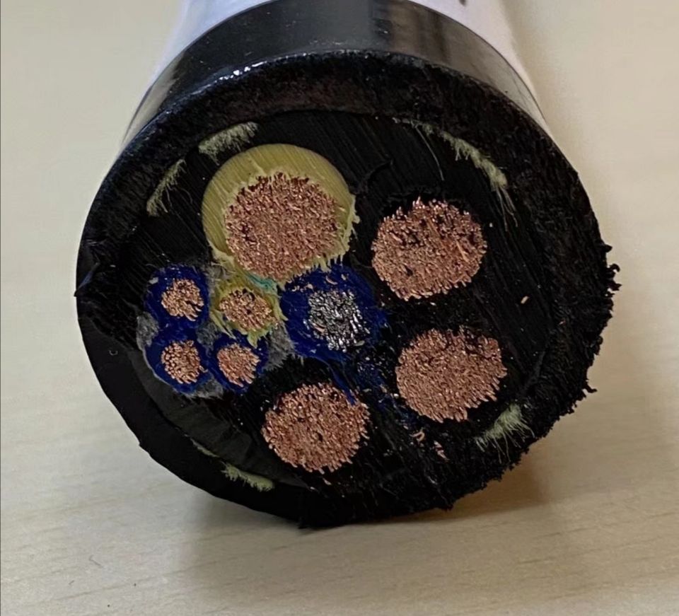 RLR4X10+4X4聚氨酯抓斗电缆